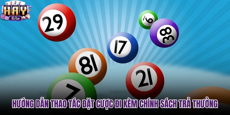 Quy trình thao tác đặt cược xổ số Haywin cực kỳ đơn giản